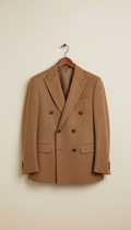 Veste croisée camel héritage