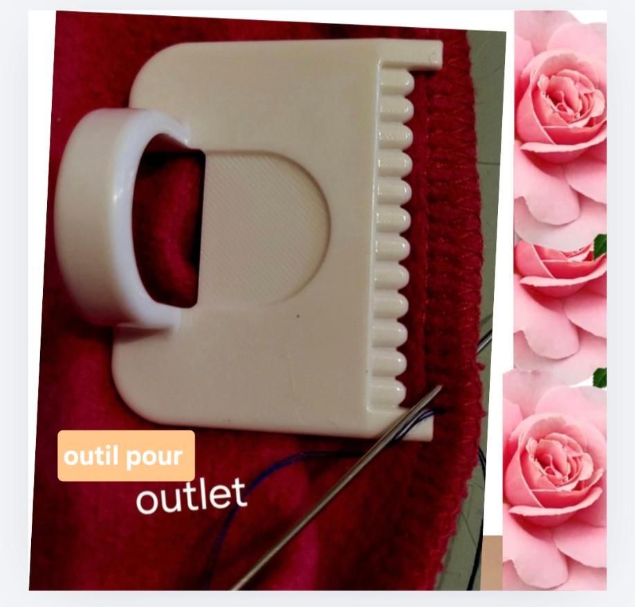 Outil pour outlet pour styliste professionelle