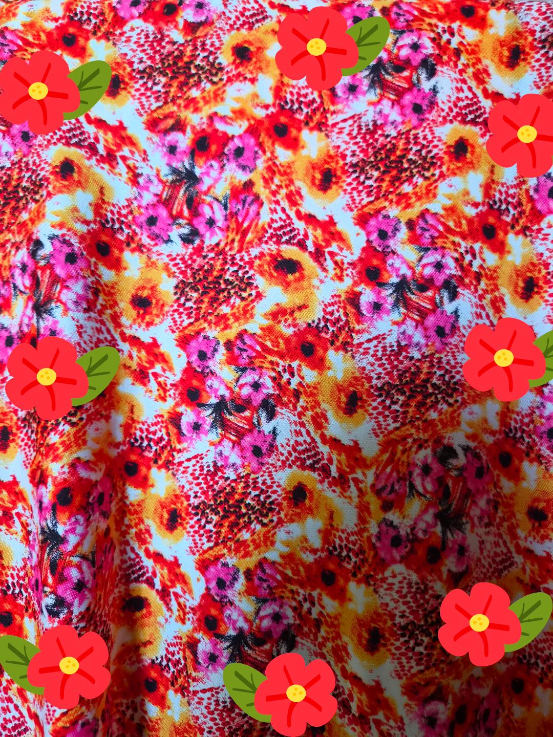 Tissu pour couture 1m*1m lycra extensible